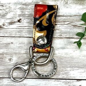 Vera Bradley Floral Keyring NWOT
